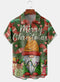 Men's Christmas Funny Graphic Short Sleeve Hawaiian Shirt